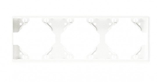 TRIPLE HORIZONTAL FRAME WHITE 